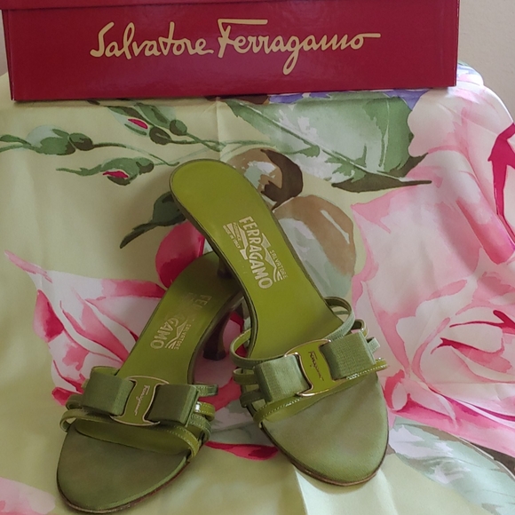 Salvatore Ferragamo Shoes - Ferragamo Kitten Heel..